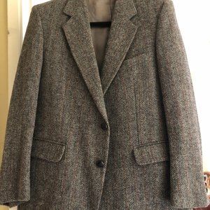 Harris Tweed wool blazer sports jacket, size 38